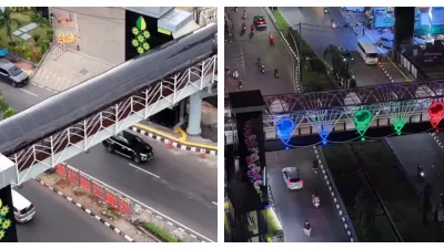 JPO Tematik yang Ada di Jakarta (Sumber: Instagram @dkijakarta)