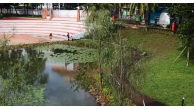 Ada Jejaring Hijau Biru di Taman Bendera Pusaka, Apa Fungsinya?