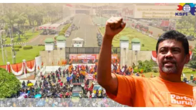 Aksi May Day 2026 Hari Ini di Monas (Sumber: Instagram @partaiburuh)