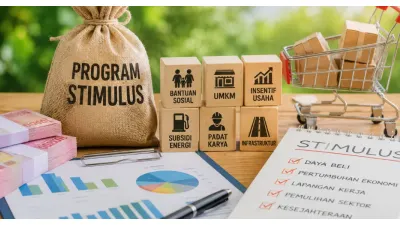 Ilustrasi. Program Stimulus Pemerintah (Sumber: Generative AI)