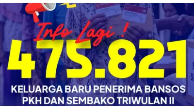 Info! Pemerintah Resmi Menetapkan 475.821 KPM Bansos PKH dan Sembako pada Triwulan II