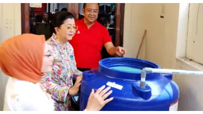Dukung Kebutuhan Air Bersih Rumah Tangga, PAM Jaya Bagikan 357 Toren Gratis di Pulo Gebang