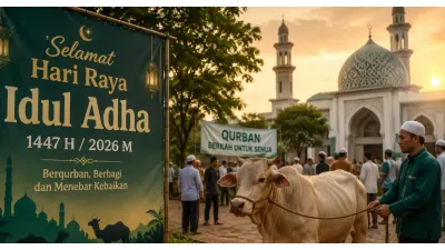 Ilustrasi. Hari Raya Idul Adha 2026 (Sumber: Generative AI)