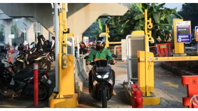 Pencanganan HUT ke 499 Kota Jakarta di Kawasan Rasuna Said, Pemprov DKI Sediakan 3.687 Ruang Parkir (Sumber: beritajakarta.id)