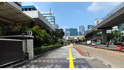 Kawasan Rasuna Said yang Dijadikan Lokasi CFD (Sumber: beritajakarta.id)