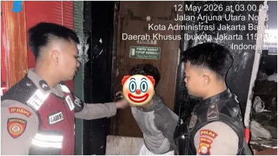Patroli Perintis Presisi Polda Metro Jaya Menggagalkan Aksi Begal di Jakarta Barat pada Selasa, 12 Mei 2026. (Sumber: Instagram.com/@ditsamaptapmj)