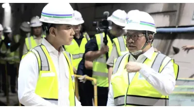 Tinjau Progres Pembangunan MRT Jakarta Fase 2A Bareng Wapres Gibran, Gubernur Pramono: Sekarang Sudah 59,7 Persen