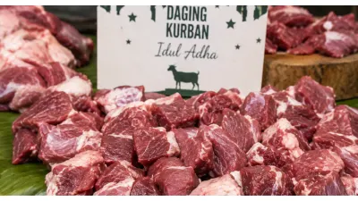 Ilustrasi. Daging Kurban Idul Adha 2026 (Sumber: Generative AI)