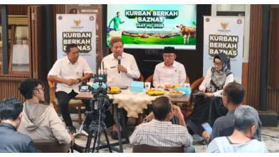 Baznas (Bazis) Provinsi DKI Jakarta mengadakan Public Expose Kurban Berkah Baznas 1447 Hijriah (Sumber: beritajakarta.id)