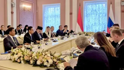 Sidang Komisi Bersama (SKB) ke-14 di Kazan, Rusia. (Sumber: Instagram.com/@djebtke)