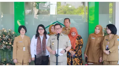 Gubernur DKI Jakarta Pramono Anung Resmikan Pustu Meruya Selatan II (Sumber: beritajakarta.id)