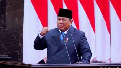 Presiden Prabowo Subianto dalam rapat paripurna DPR RI di Senayan, Jakarta, pada Rabu, 20 Mei 2026. (Sumber: YouTube Presiden Prabowo RI | Foto: YouTube Presiden Prabowo RI)