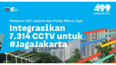 Pemprov DKI Jakarta dan Polda Metro Jaya Integrasikan 7.314 CCTV untuk JagaJakarta