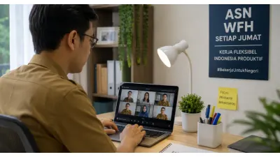 Pemerintah Tetapkan Kebijakan WFH ASN Setiap Jumat Diperpanjang 2 Bulan ke Depan, Ini Alasannya