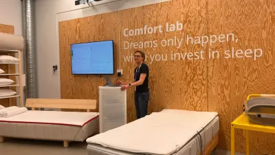 Salah satu fasilitas pengujian produk di IKEA Global Test Lab. Ini cara IKEA of Sweden memastikan kualitas produk. (Foto: Dok Birny Birdieni)