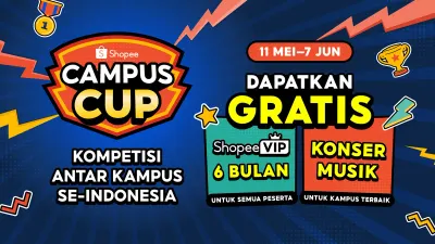 Kesempatan Langka! Shopee Campus Cup Siap Hadirkan Konser Musik Gratis di Kampusmu