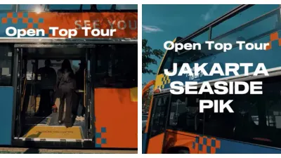 Open Top Tour PIK Kembali Beroperasi (Sumber: Instagram @piktourism)