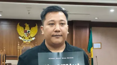 Tahanan Politik, Wawan Hermawan. (Sumber: Instagram.com/@marsinahid)