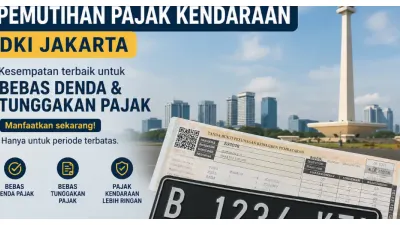 Ilustrasi. Pemutihan Pajak Kendaraan (Sumber: Generative AI)