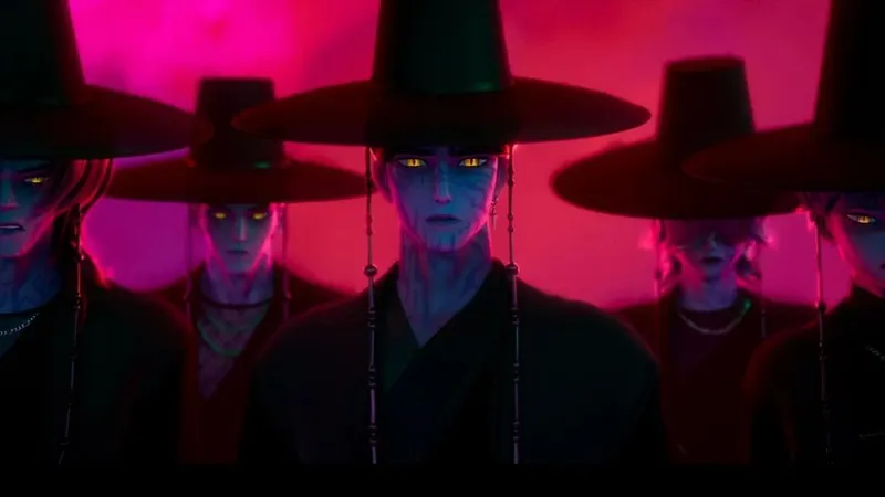 'Saja Boys' KPop Demon Hunters Sentil HYBE.