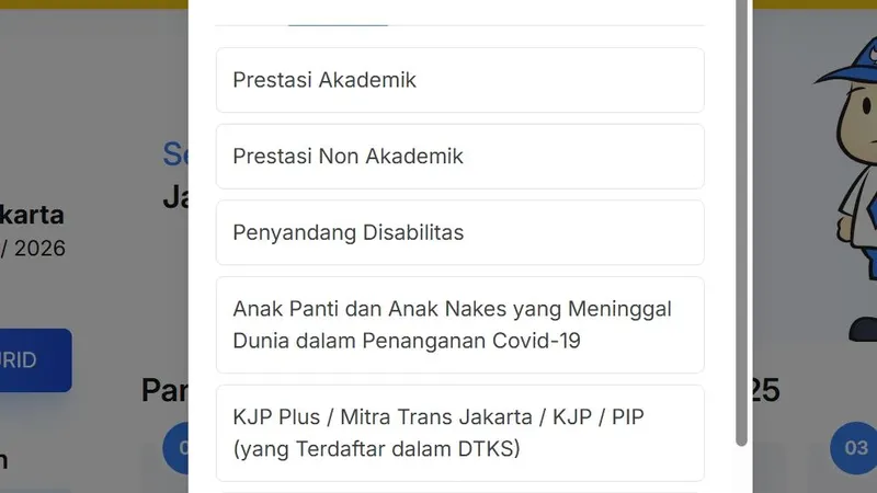 Begini Kentuan dan Cara Memilih Sekolah SPMB Jakarta 2025 tahap 1 secara Online