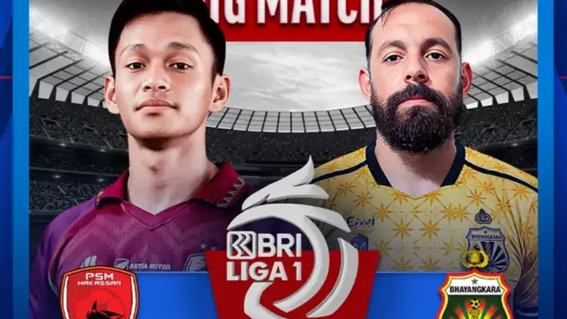 Pertandingan antara PSM Makassar vs Bhayangkara FC akan berlangsung pada malam hari ini, Jumat, 8 Desember 2023, pukul 19.00 WIB.