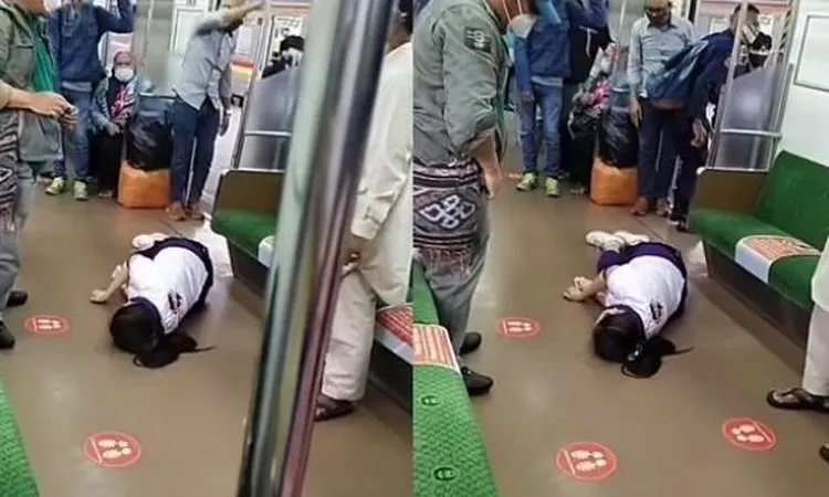 Viral Wanita Kejang-kejang Dalam KRL di Stasiun Tanah Abang