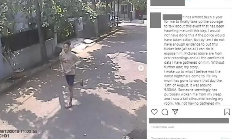 Viral curhat perempuan korban pemerkosaan di Bintaro (Twitter)