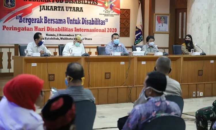 Peringati hari Disabilitas Internasional 2020, Pemkot Jakut gelar webinar FGD/dok: utara.jakarta.go.id