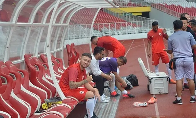 Pemain asing Persija Jakarta, Marc Klok. (Ayojakarta.com/Hendy Dinata)