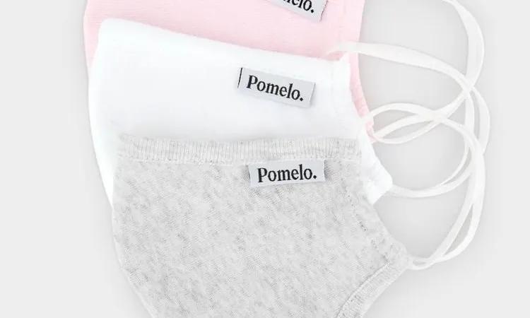 Masker kain antibakteri Pomelo. (Istimewa/Pomelo)