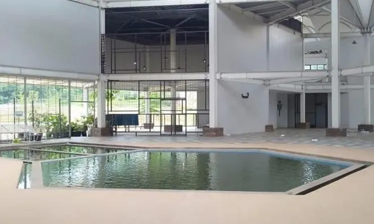 Pemerintah Kota Tangerang Selatan (Tangsel) menjadikan kawasan pertanian terpadu (KPT) Ciater, Serpong, Tangsel sebagai tempat penampungan orang dalam pengawasan (ODP) virus Corona, Sabtu (4/4). Foto: Republika/Abdurrahman Rabbani