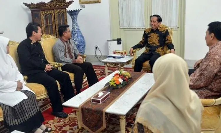 Pertemuan Presiden Jokowi dengan elite PKS di Istana Negara, Jakarta pada 22 Desember 2015/Biro Pers-Setpres