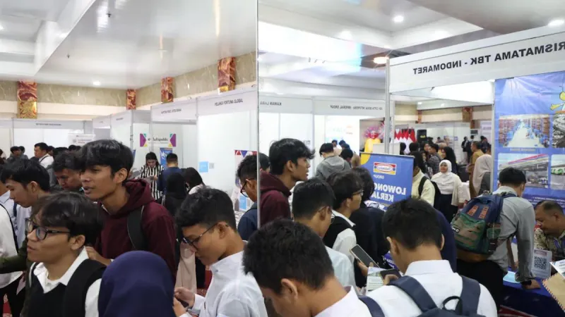 Pelaksanaan Jakarta Selatan Career Fest di Gedung Nyi Ageng Serang, Kelurahan Karet Kuningan, Kecamatan Setiabudi pada 7-8 Juli 2026 menyediakan sebanyak 3.299 lowongan pekerjaan. (Sumber: beritajakarta.id | Foto: beritajakarta.id)