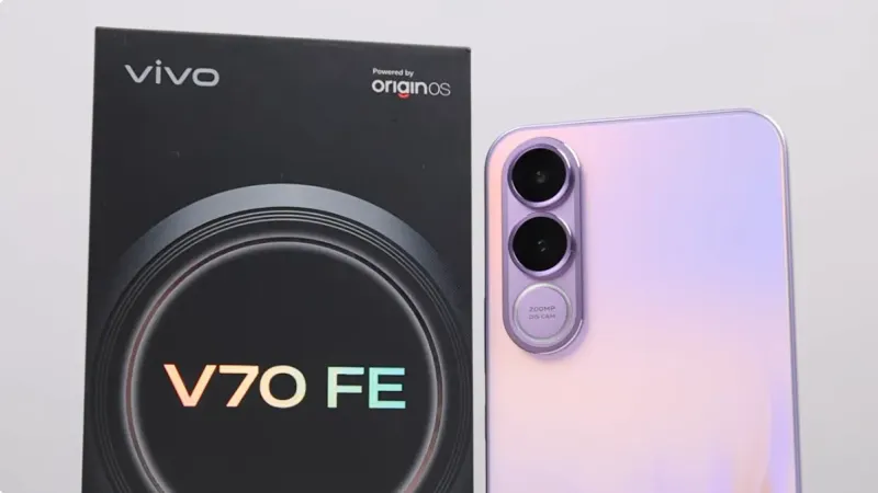 Spesifikasi Vivo V70 FE. (Sumber: youtube.com/@JagatReview)