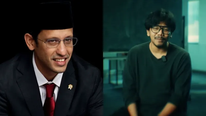 Ferry Irwandi Bongkar Kejanggalan di Kasus Korupsi Laptop Chromebook yang Jerat Nadiem Makarim (Sumber: Instagram.com/@nadiemmakarim, youtube.com/@ferryirwandi)